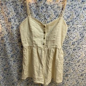 Yellow romper- Forever 21 size medium!